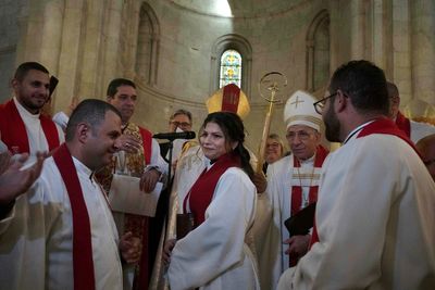 Lutherans ordain first Palestinian woman pastor in Holy Land