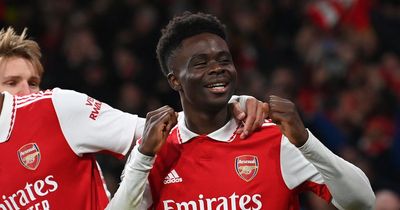 Arsenal player ratings vs Manchester United as Saka makes statement and Nketiah grabs winner