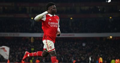 Bukayo Saka sends Marcus Rashford perfect Arsenal reply to Man United goal with iconic celebration