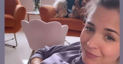 Gemma Atkinson goes bra shopping after pregnancy causes her boobs to go three sizes up