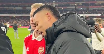 Gabriel Jesus waiting in the Arsenal tunnel says a lot about Mikel Arteta's team