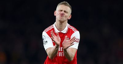 What Oleksandr Zinchenko did with fans as Arsenal record huge win over Man United in title race