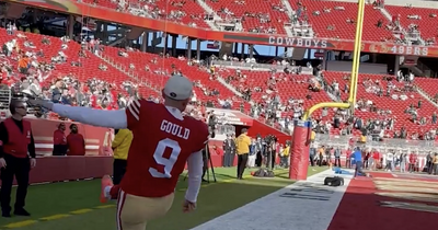 San Francisco 49ers star performs trick shots after Brett Maher kicking embarrassment