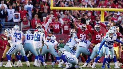 Football World Reacts to Brett Maher’s Missed PAT vs. 49ers