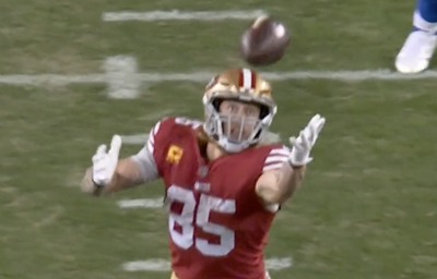 George Kittle caught an incredible bobbled catch and NFL fans were astonished by his concentration