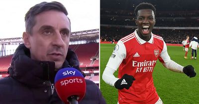 Gary Neville debunks reaction fans thought he had to Arsenal winner vs Man Utd