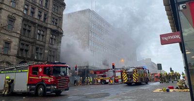 Iconic Jenners building on fire as crews race to massive Edinburgh city centre blaze