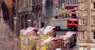 Jenners Edinburgh fire: Historic building in flames as emergency crews race to scene