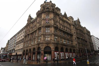 Fire breaks out at former Jenners department store in Edinburgh city centre