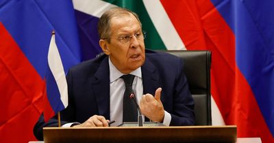Russia 'almost' in all-out war with the West, foreign minister Sergey Lavrov warns
