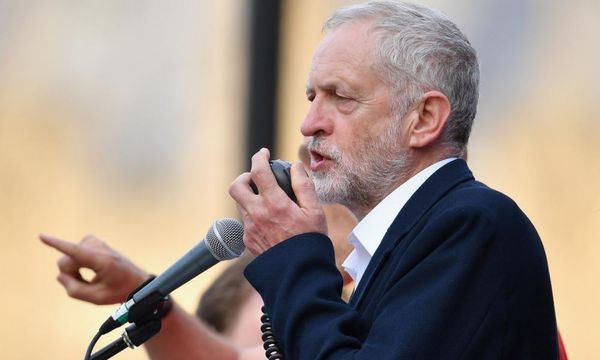 Jeremy Corbyn addresses supporters amid Labour party resignations