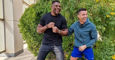 Francis Ngannou sends message to Cristiano Ronaldo after Saudi Arabia meeting