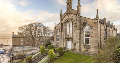 Stylish Edinburgh flat in converted church with ocean views hits the market