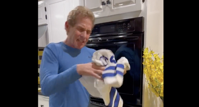 Skip Bayless dramatically tossed a Dak Prescott jersey in the trash and fans mocked him for it