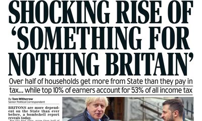 It’s ‘something for nothing Britain’ shrieks the Mail. Talk about blaming the victim