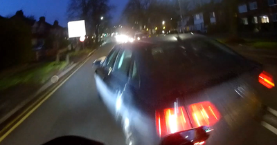 Motorcyclist's helmet footage shows crash when car pulled out on him in Beeston