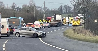 Man hospitalised following Co Tyrone main road crash