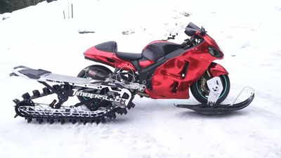 Is This Suzuki Hayabusa Snowbike The Best Worst Idea Ever?