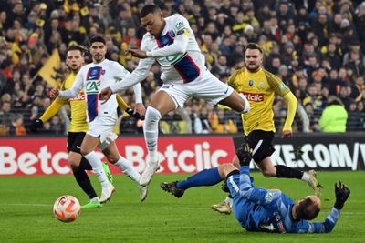 Mbappe scores five in PSG French Cup rout of amateur minnows