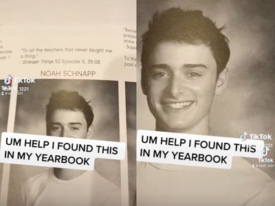 Noah Schnapp’s senior quote goes viral as actor reveals hidden message in yearbook