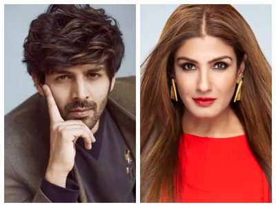 Raveena Tandon picks Kartik Aaryan as her favourite superstar; the 'Shehzada' actor REACTS - See photo