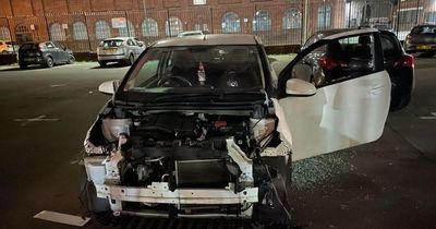 Woman returns from concert to find her car had been taken apart by thieves