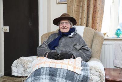 D-Day hero, 103, wears oven gloves to keep warm in his house as he is too worried to use heating