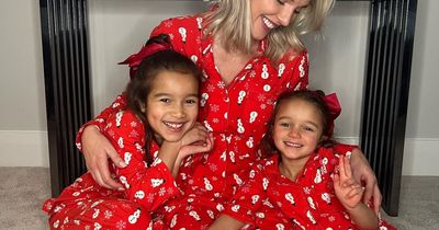 Helen Flanagan shares adorable family picture with daughters in matching pyjamas