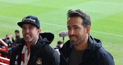 Actors Ryan Reynolds and Rob McElhenney crack Gateshead jokes ahead of Wrexham football match