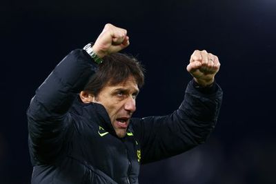 A flash of fire and a team meeting reminds Antonio Conte and Tottenham there’s still plenty to fight for