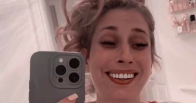Stacey Solomon shares new pregnancy struggle as she bares baby bump in pyjama video