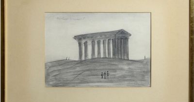 L.S Lowry sketch of Sunderland's Penshaw Monument expected to fetch up to £30,000 at auction