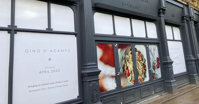 Gino D'Acampo is advertising jobs at the celebrity chef's new Leeds city centre restaurant