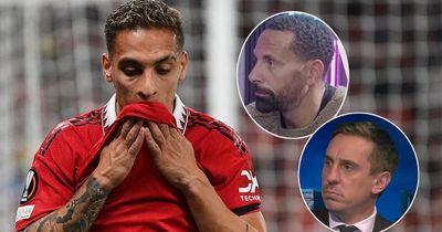 "A YouTube footballer" - Antony slammed as brutal criticism from Man Utd icons escalates