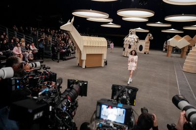 Monumental animal art infuses Chanel's gleaming couture show