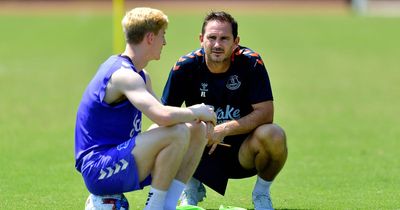 Anthony Gordon breaks silence on Frank Lampard sacking in emotional Everton message