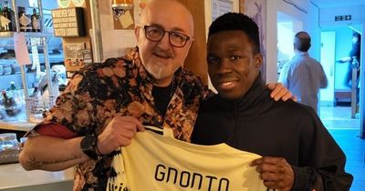 Leeds United's Willy Gnonto drops in to visit 'favourite' Italian restaurant