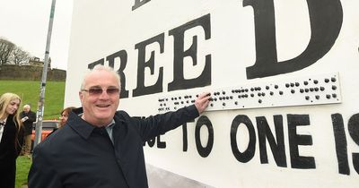 'A Wall for All' unveiled as Free Derry slogan is translated into braille