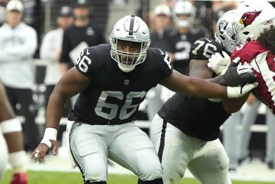 Raiders G Dylan Parham named to PFWA All-Rookie Team