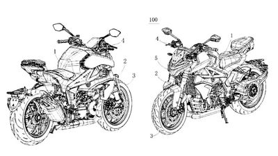CFMoto 1250NK Looks Road-Ready In Latest Patent Drawings