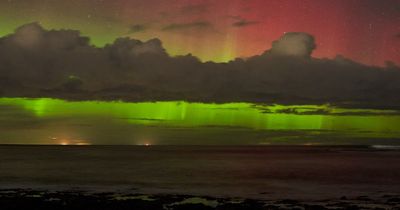 East Lothian snapper captures mesmerising Northern Lights from local beach