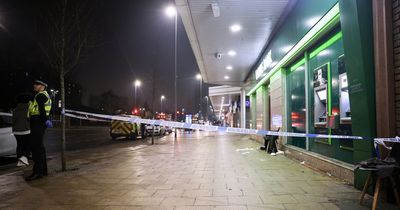 Man in hospital after being stabbed in the neck at Salford shopping precinct