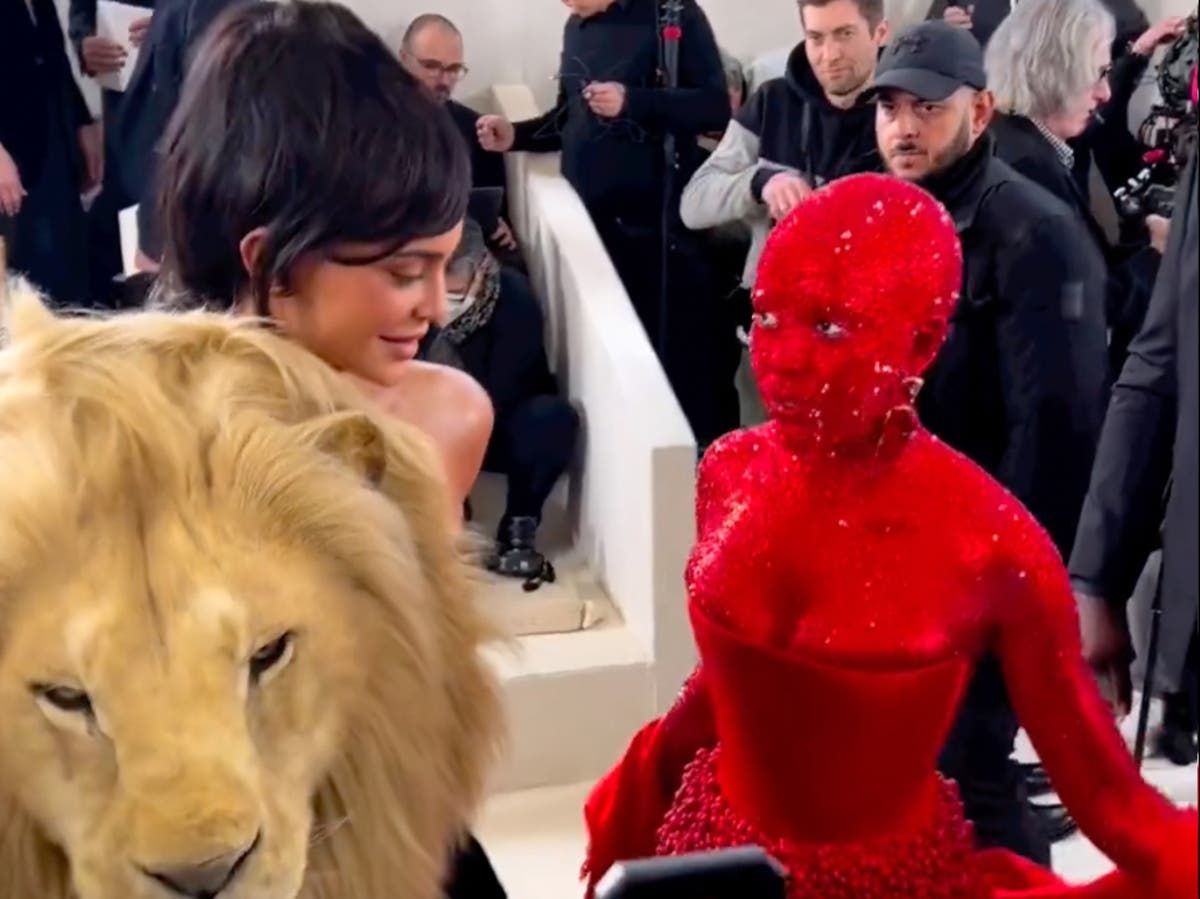 No animals were harmed': Kylie Jenner's ultra-realistic lion head