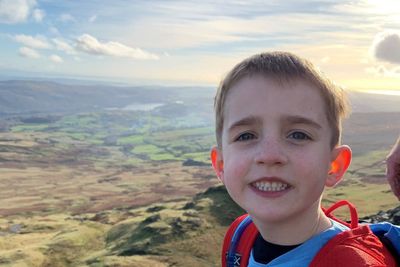 Six-year-old climbing 12 mountains in UK to help ‘poorly children go on holiday’