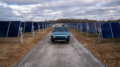 Rivian Opens Its First Solar-Powered EV Chargers In Tennessee