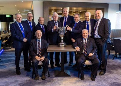 Rangers host Barcelona legends to mark opening of new Blue Sky Lounge at Ibrox