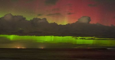 Northern Lights captured on beach as Scottish photographer nabs stunning images