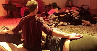 Professional cuddler earns £75 for an hour-long hug and hosts 'cuddle puddles'