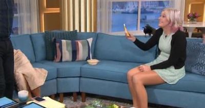 This Morning viewers worried for guest's dress as crow flaps around studio