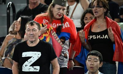 Australian Open spectators supporting Russian invasion questioned by police